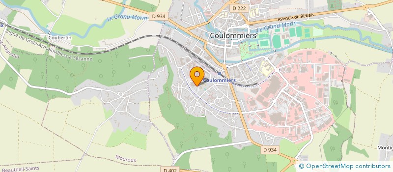 localisation de l'entreprise PHARMACIE AMILO à COULOMMIERS