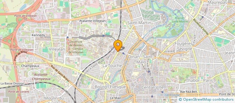 localisation de l'entreprise PHARMACIE ANATOLE FRANCE  RENNES