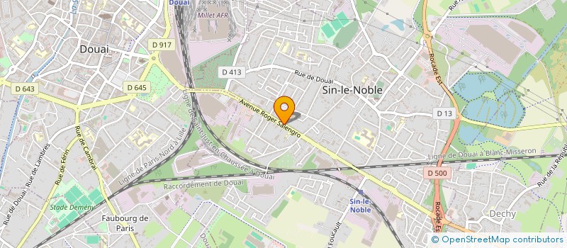 localisation de l'entreprise PHARMACIE ANCIAUX à SIN-LE-NOBLE