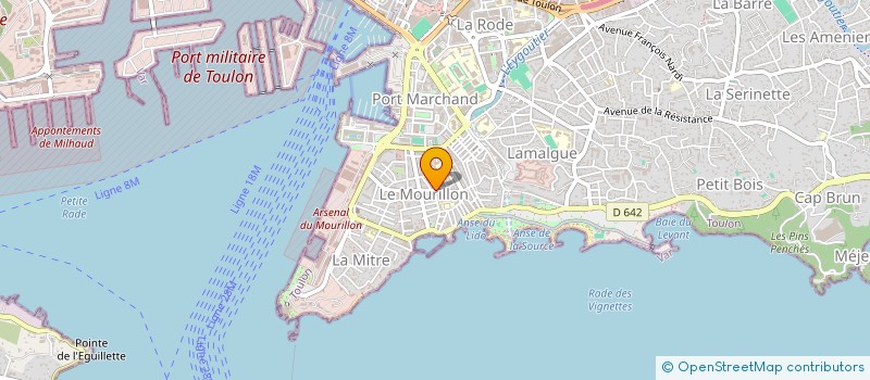 localisation de l'entreprise PHARMACIE ANDREANI  TOULON