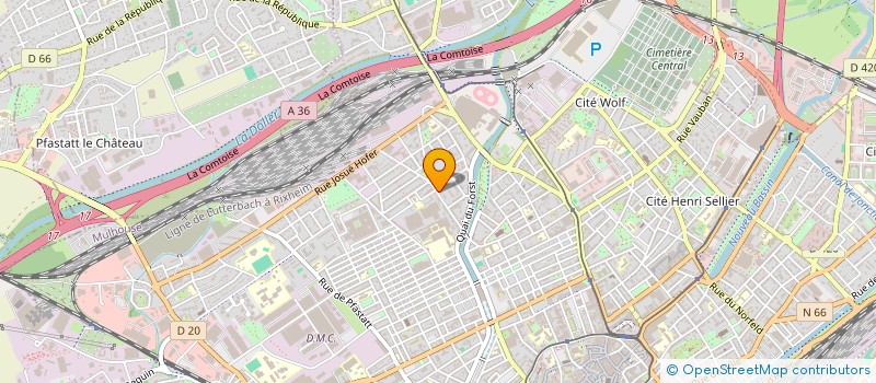 localisation de l'entreprise PHARMACIE ANNA SCHOEN  MULHOUSE