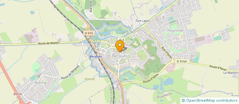 localisation de l'entreprise PHARMACIE ANTOINE CARTON  BERGUES