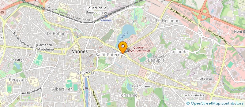 localisation de l'entreprise PHARMACIE APOTIKEREZH AR PEOC'H à VANNES