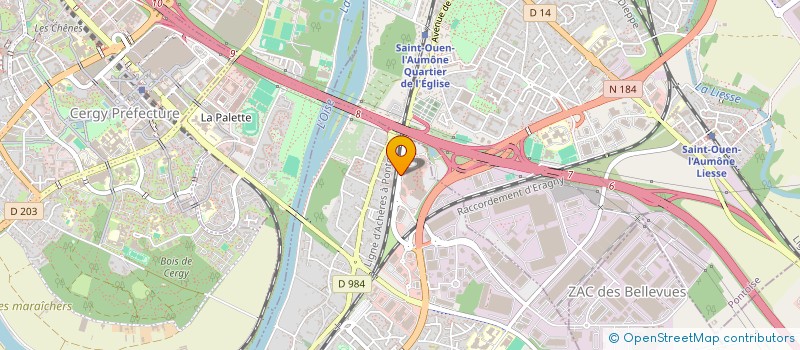 localisation de l'entreprise PHARMACIE ART DE VIVRE  ERAGNY