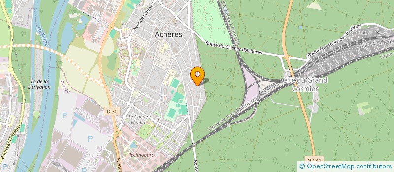 localisation de l'entreprise PHARMACIE ASSISTANCE SERVICE YVELINES à ACHERES
