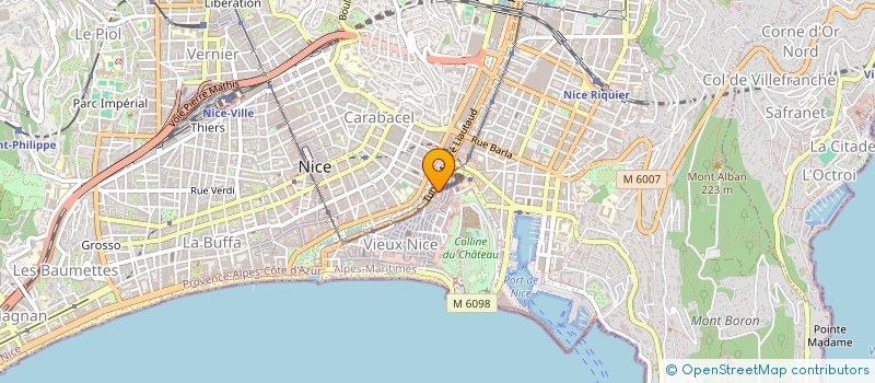 localisation de l'entreprise PHARMACIE AUBRUN à NICE