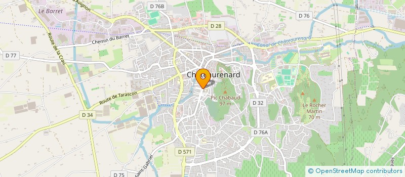 localisation de l'entreprise PHARMACIE AUDIBERT BLUA  CHATEAURENARD