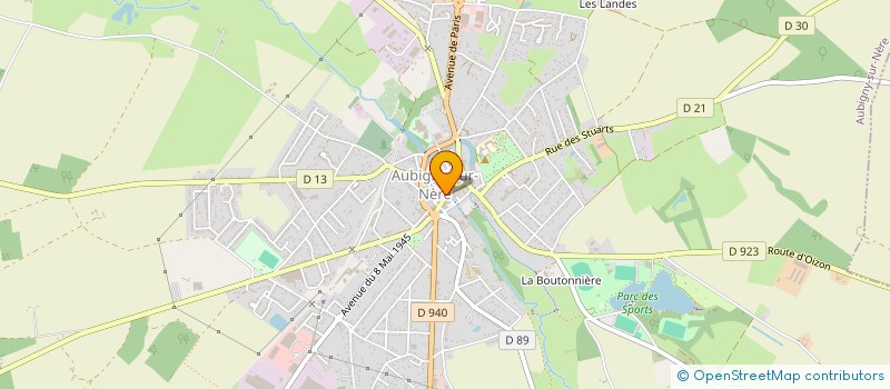 localisation de l'entreprise PHARMACIE AULD ALLIANCE  AUBIGNY-SUR-NERE