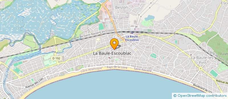 localisation de l'entreprise PHARMACIE AURELIE BERTHO à LA BAULE-ESCOUBLAC