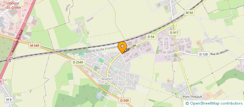 localisation de l'entreprise PHARMACIE AVELIN  AVELIN