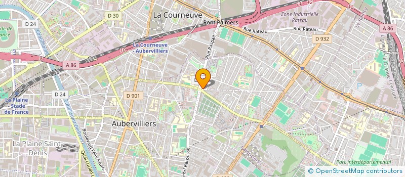 localisation de l'entreprise PHARMACIE AWADA à AUBERVILLIERS