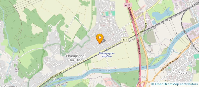 localisation de l'entreprise PHARMACIE AZOUDOM  CHAMPAGNE-SUR-OISE