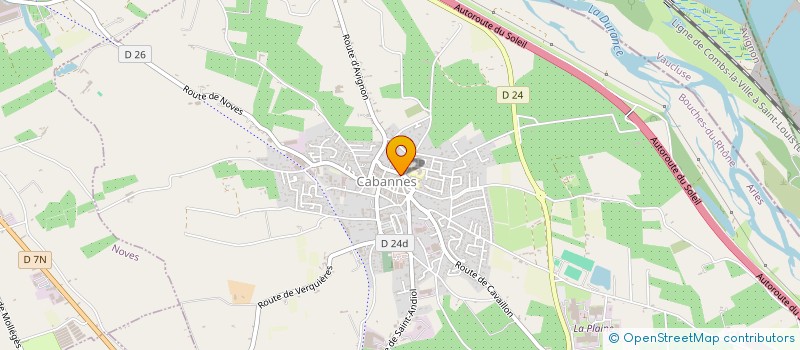 localisation de l'entreprise PHARMACIE BAILLY  CABANNES