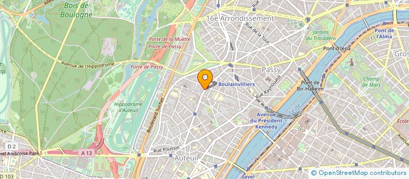 localisation de l'entreprise PHARMACIE BAILLY  PARIS