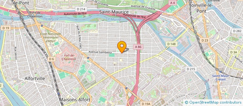 localisation de l'entreprise PHARMACIE BALTEAU à MAISONS-ALFORT