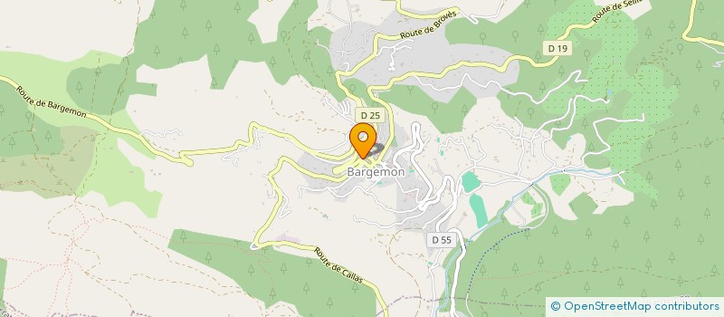 localisation de l'entreprise PHARMACIE BARALE  BARGEMON