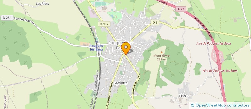 localisation de l'entreprise PHARMACIE BARAUT KOHLMULLER à POUGUES-LES-EAUX
