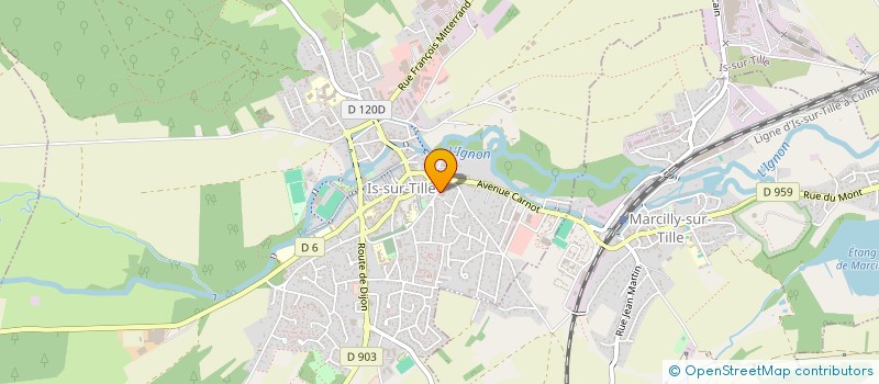 localisation de l'entreprise PHARMACIE BARRIERE ET ASSOCIES  IS-SUR-TILLE