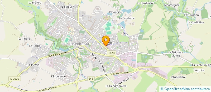 localisation de l'entreprise PHARMACIE BARTHELEMY SELARL  LE POIRE-SUR-VIE