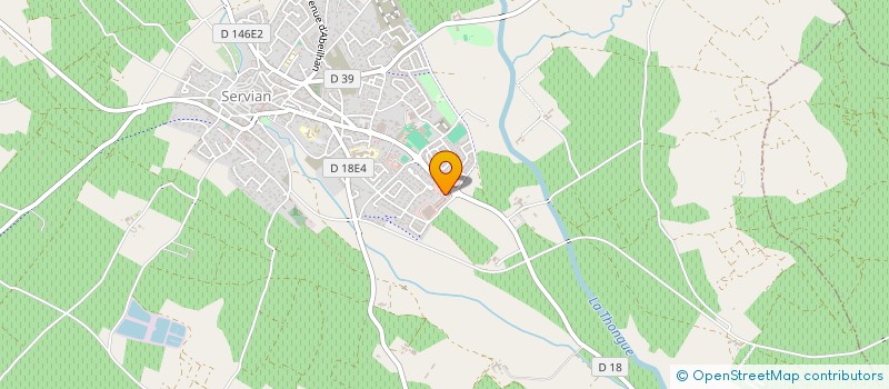 localisation de l'entreprise PHARMACIE BASTIDE à SERVIAN