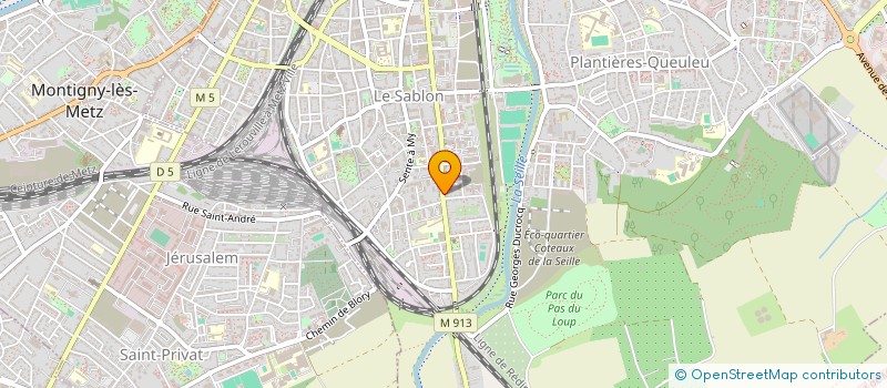 localisation de l'entreprise PHARMACIE BATSCH  METZ