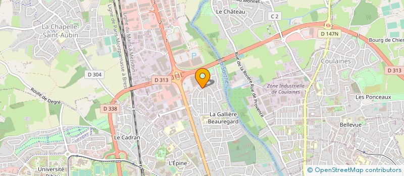 localisation de l'entreprise PHARMACIE BEAUREGARD  LE MANS