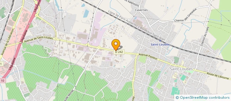 localisation de l'entreprise PHARMACIE BEAUSEJOUR GUYET à SAINT-LOUBES