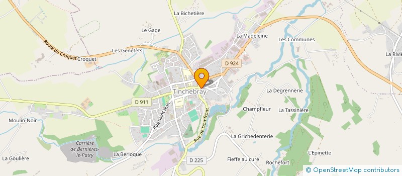 localisation de l'entreprise PHARMACIE BEAUSSIER-PREVERT à TINCHEBRAY-BOCAGE