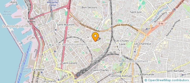 localisation de l'entreprise PHARMACIE BELAROUSSI à MARSEILLE