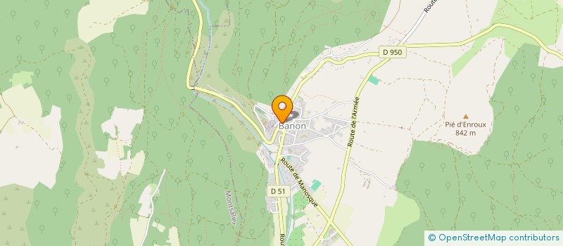 localisation de l'entreprise PHARMACIE BELLEVUE  BANON