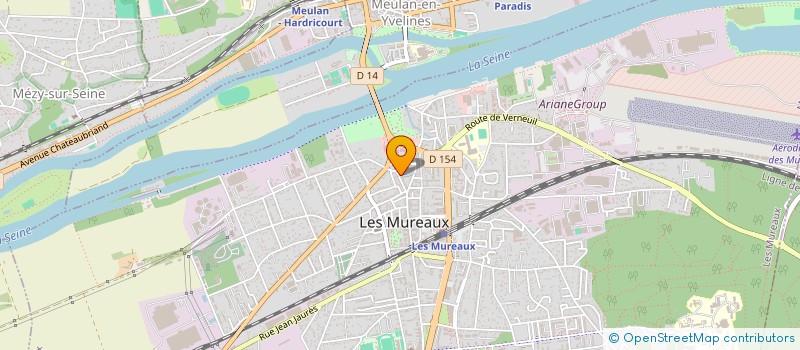 localisation de l'entreprise PHARMACIE BEN JAAFAR à LES MUREAUX