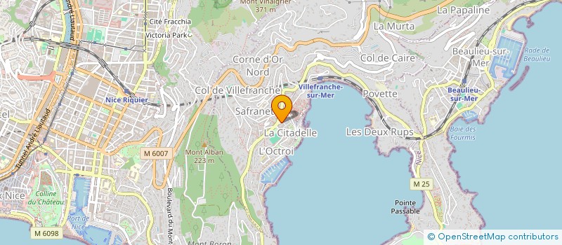 localisation de l'entreprise PHARMACIE BENDERITTER à VILLEFRANCHE-SUR-MER