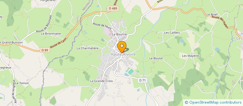 localisation de l'entreprise PHARMACIE BERCKMOES  HAUTE-RIVOIRE