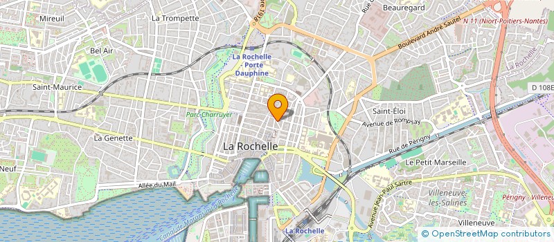 localisation de l'entreprise PHARMACIE BERNARDIN-VALLEE  LA ROCHELLE