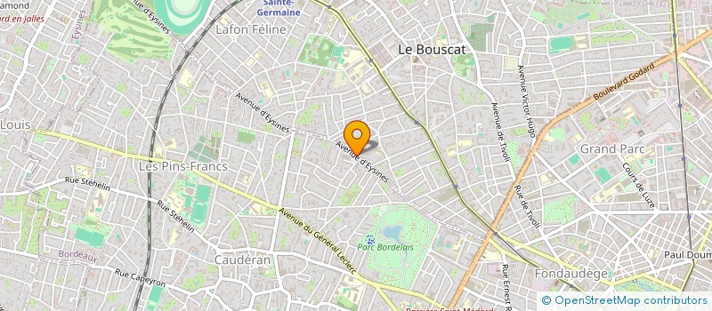 localisation de l'entreprise PHARMACIE BERTHELOT BERGEROT à LE BOUSCAT