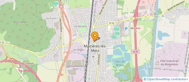 localisation de l'entreprise PHARMACIE BERTRAND MICHAEL  MAIZIERES-LES-METZ