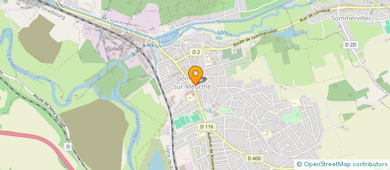 localisation de l'entreprise PHARMACIE BIBLOT à DOMBASLE-SUR-MEURTHE