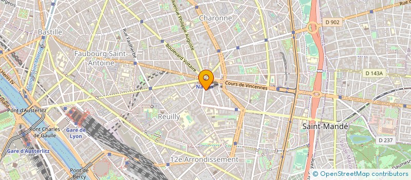 localisation de l'entreprise PHARMACIE BISMUTH à PARIS