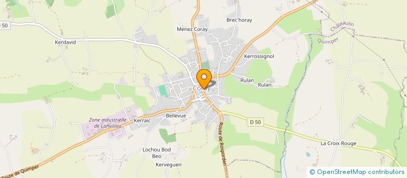 localisation de l'entreprise PHARMACIE BOEDEC  CORAY