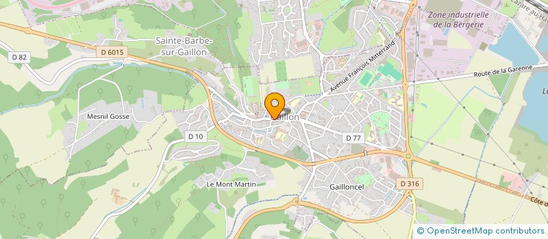 localisation de l'entreprise PHARMACIE BOIZARD CAILLAUD  GAILLON