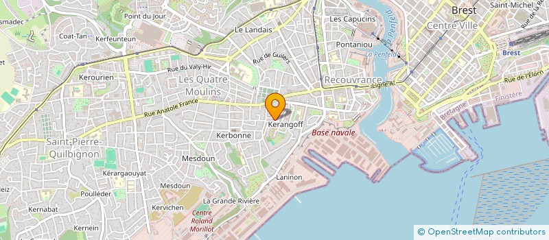 localisation de l'entreprise PHARMACIE BOLZER à BREST