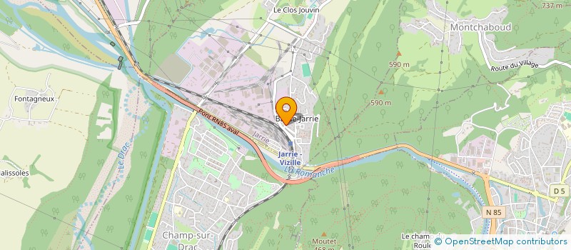 localisation de l'entreprise PHARMACIE BONNET EMILIE  JARRIE