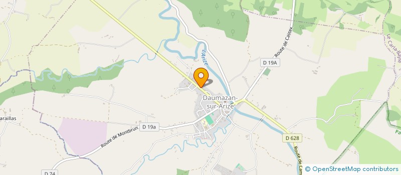 localisation de l'entreprise PHARMACIE BONNEVILLE à DAUMAZAN-SUR-ARIZE