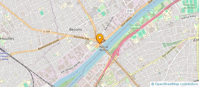 localisation de l'entreprise PHARMACIE BORDS DE SEINE  BEZONS