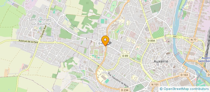localisation de l'entreprise PHARMACIE BOUDYKKAN  AUXERRE