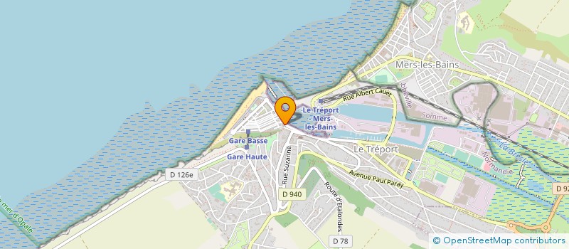 localisation de l'entreprise PHARMACIE BOULARD  LE TREPORT