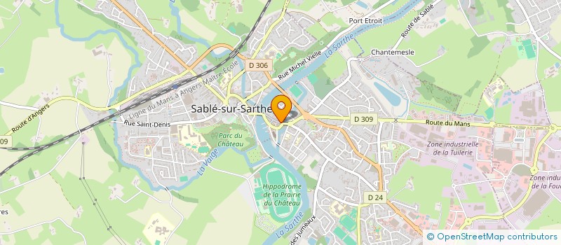 localisation de l'entreprise PHARMACIE BOULAY  SABLE-SUR-SARTHE