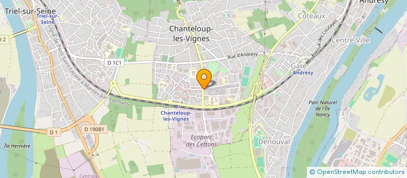 localisation de l'entreprise PHARMACIE BOUMARAF  CHANTELOUP-LES-VIGNES