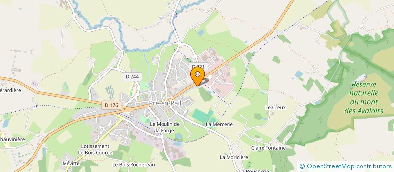 localisation de l'entreprise PHARMACIE BOURBON  PRE-EN-PAIL-SAINT-SAMSON