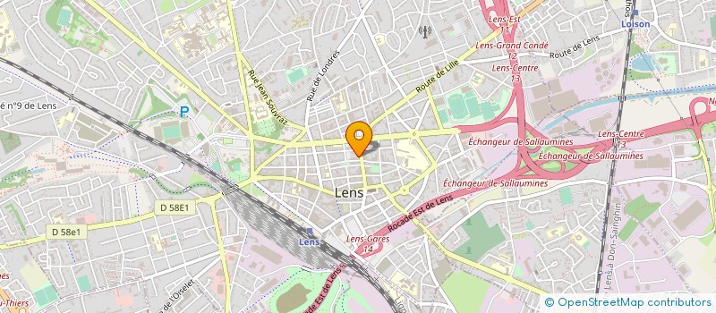 localisation de l'entreprise PHARMACIE BOURGOIS  LENS